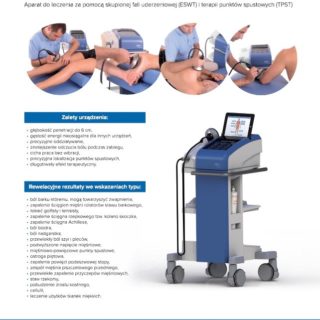 ZABIEGI REHABILITACJI METODĄ FALI UDERZENIOWEJ