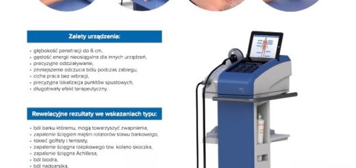 ZABIEGI REHABILITACJI METODĄ FALI UDERZENIOWEJ